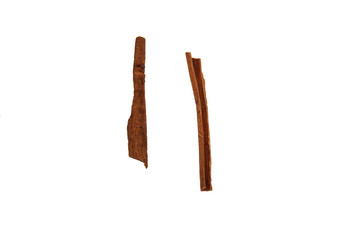  cinnamon on white background