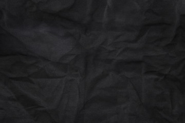 Abstract fabric texture background. Crumpled canvas textile material.
