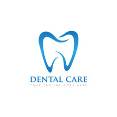 dental logo and icon vector illustration design template