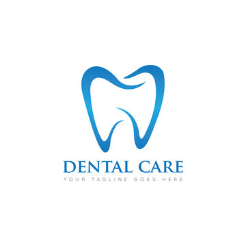 dental logo and icon vector illustration design template