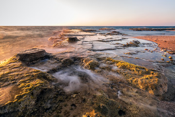 Long exposure ocean
