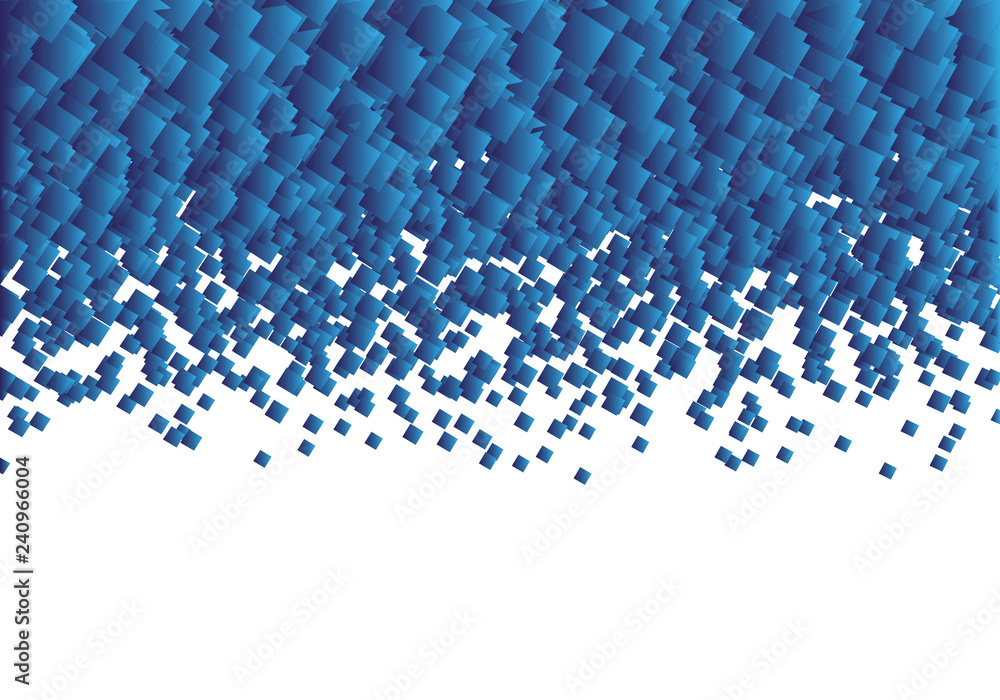 Poster background with set of squares