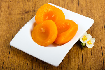 Canned peaches
