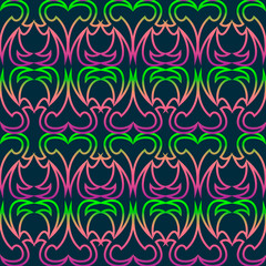 Seamless texture with ornaments