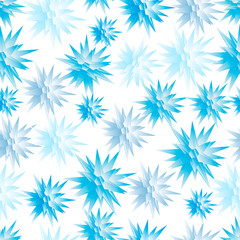 Seamless texture with snowflakes