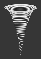 Spiral 3d background