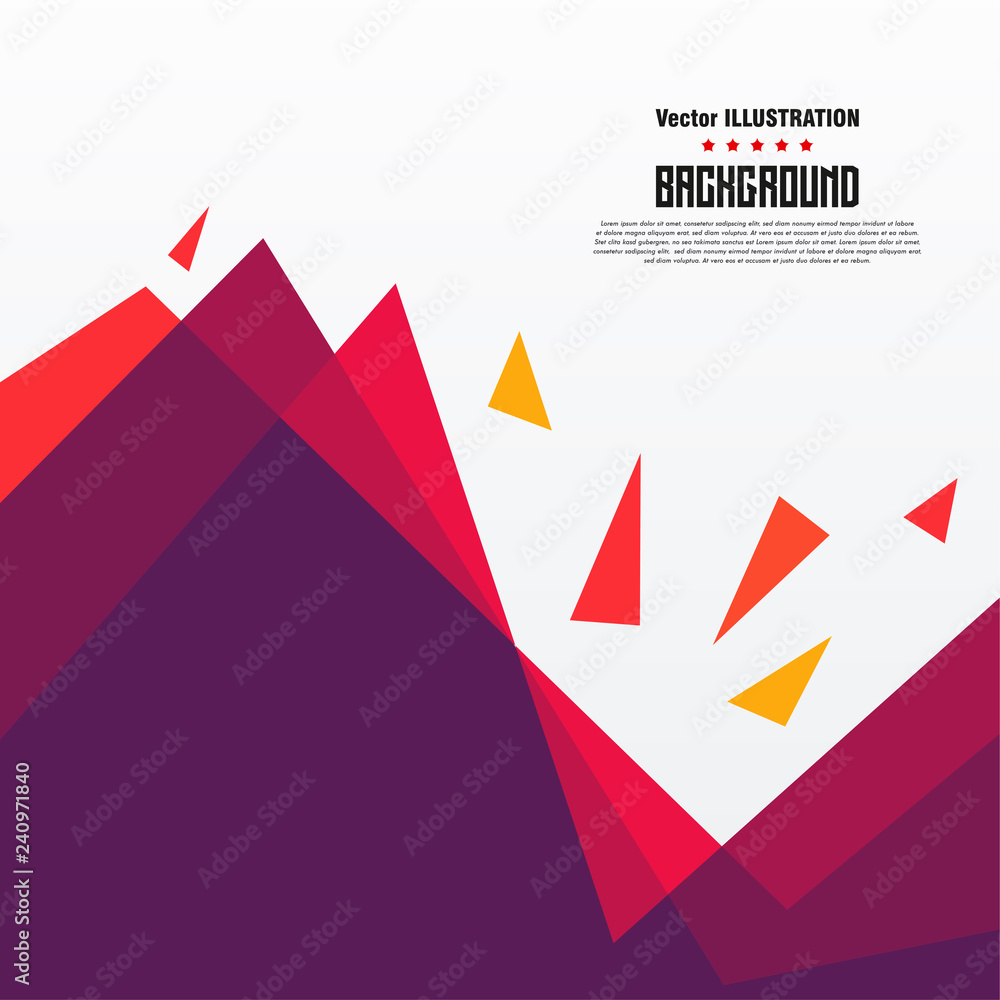 Canvas Prints abstract geometric background banner vector illustration