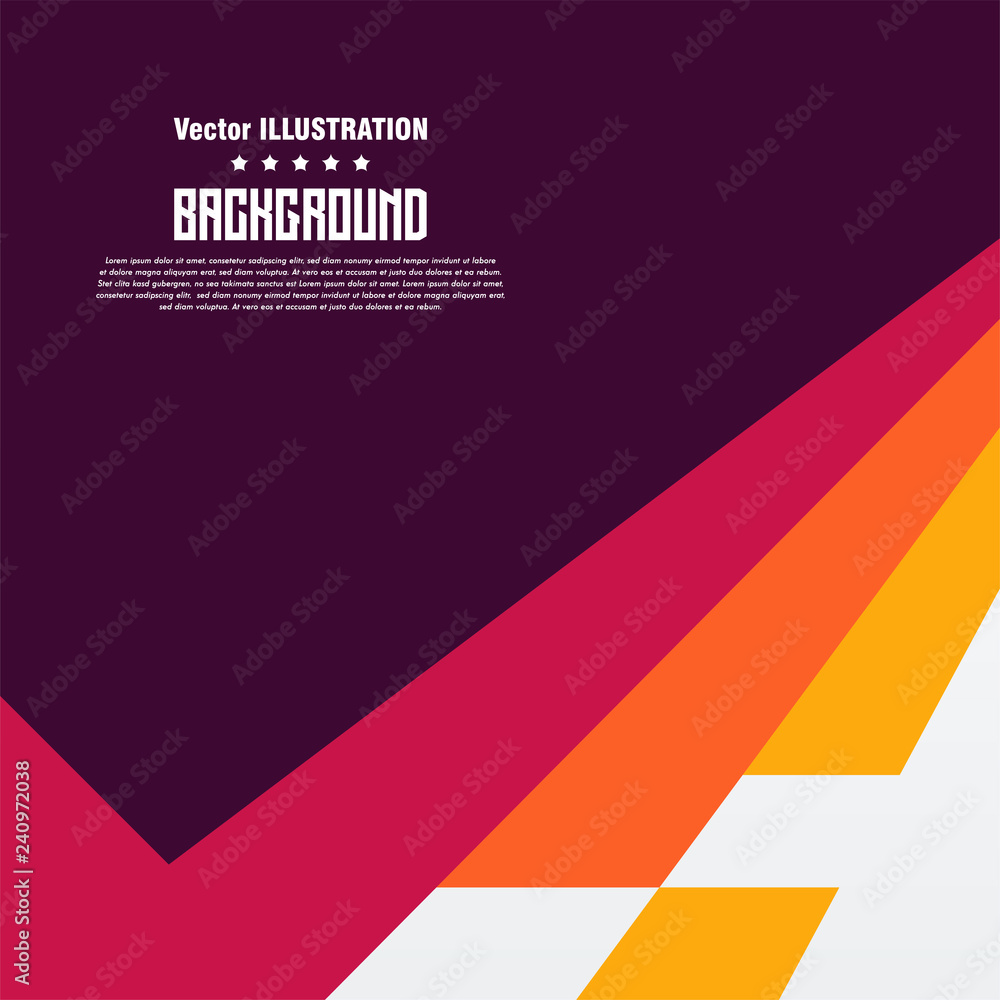 Canvas Prints abstract geometric background banner vector illustration