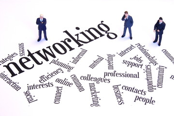 Networking businessmen