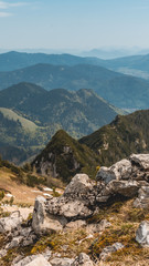 Smartphone HD wallpaper of beautiful alpine view on the Hochfelln - Bergen - Bavaria - Germany