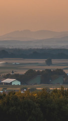 Smartphone HD wallpaper of beautiful sunset near Ramsdorf - Bavaria - Germany