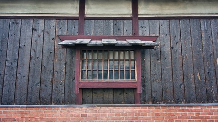 Japanese old house window in Kyoto