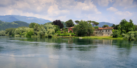 Obraz premium fiume Adda - Parco Adda nord
