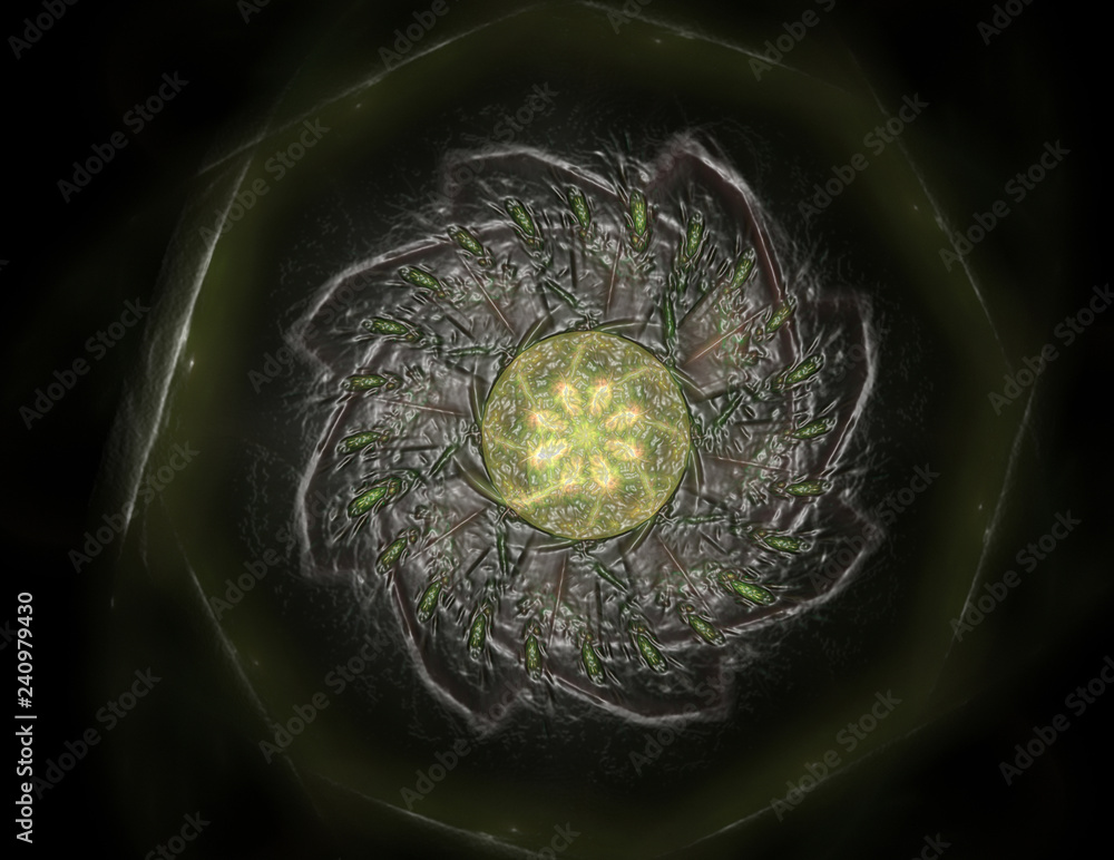 Poster the colors in the series, fancy paint. background consists of fractal color texture and is suitable 