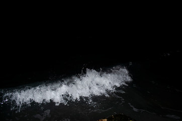 Splashing wave on the Black sea.