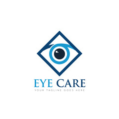 eye logo and icon vector illustration design template