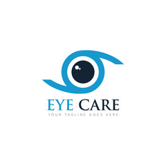 eye logo and icon vector illustration design template