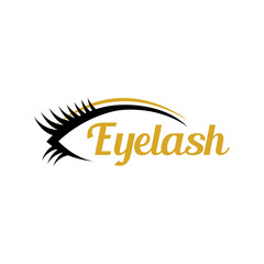 eyelash logo and icon vector ilustration design template