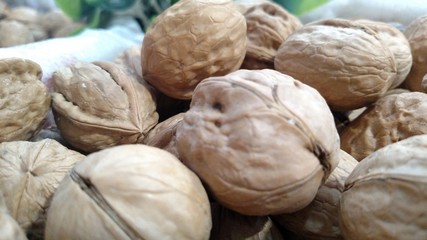 Walnuts Whole And Cracked In Sacs