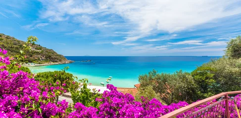 Fotobehang Toscane Landscape with Cavoli beach of Elba island, Tuscany, Italy  © Balate Dorin