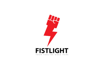 fist logo and icon vector design template