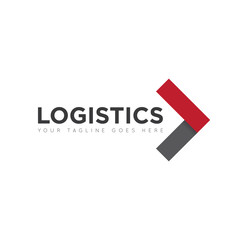 truck logistics logo and icon vector design template
