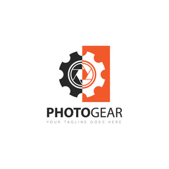 camera photography logo and icon vector design template