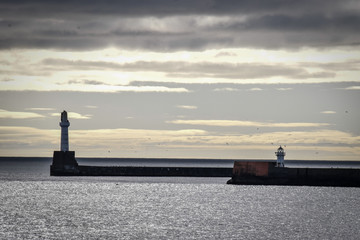 Fototapeta premium Aberdeen Harbour Mouth