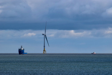 Anchored by Wind Turbine