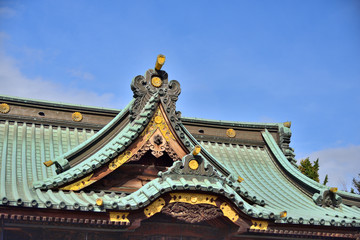 神社の屋根