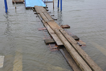 Planks Bridge Floods