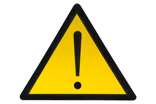 Yellow Warning Sign