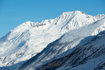 Schneeberge beim Oberalppass, ob Andermatt, Uri, Schweiz