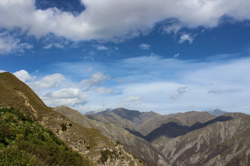 Naklejka premium view of mountains