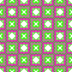 Seamless geometric Pattern with Zigzags, Triangles. For Textiles, Book design, Background. Vector Illustration.