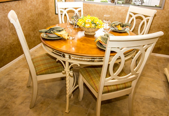 Wooden Table And Chairs For Four