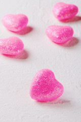 Pink heart. Valentine's Day.