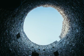 Cercles muraux Rudnes Vieille ruine d& 39 une forteresse, Allemagne