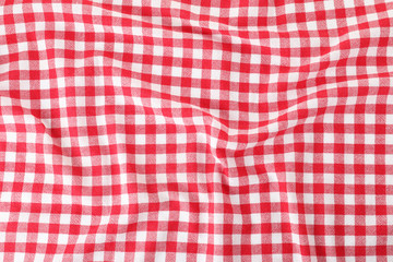 Texture of textile table napkin, closeup view