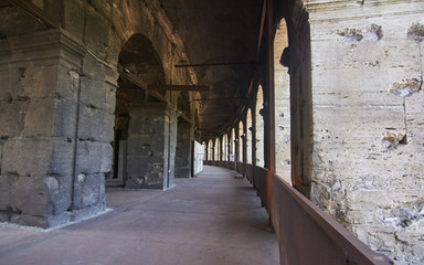 Perspective of inside Coliseum