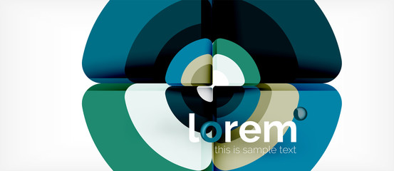 Circle abstract background