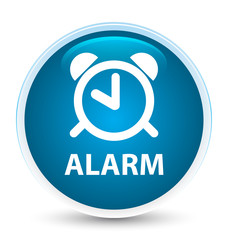 Alarm special prime blue round button