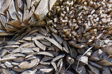 Woods logs firewoods texture shapes.