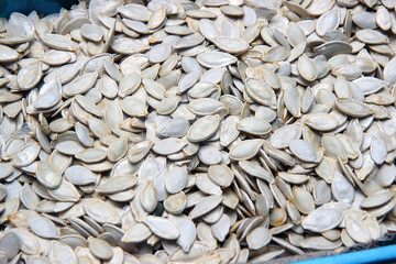 Pumpkin seeds background