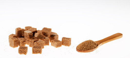 brown sugar in wooden spoon