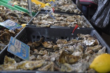 Huitres au Marché