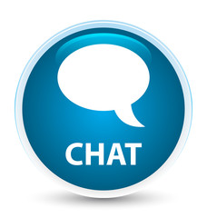 Chat special prime blue round button