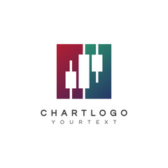Fototapeta premium chart logo design