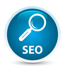 Seo special prime blue round button
