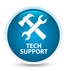 Fototapeta premium Tech support (tools icon) special prime blue round button